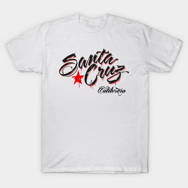 Santa Cruz Tattoo T-Shirt by ZombeeMunkee